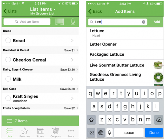 La comida barata puede ser excelente: 5 maneras de ahorrar dinero GroceryiQList iPhone