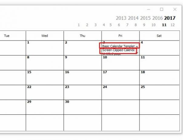 crear plantilla de calendario onenote