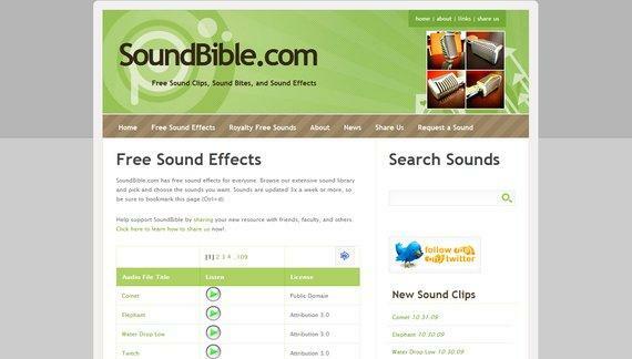 Los 5 mejores sitios para descargar gratis efectos de sonido biblia