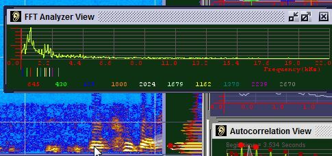 Sonogram Visible Voice - Potente software de espectrograma de voz sono10
