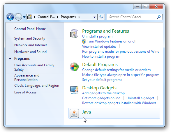 instalar software java