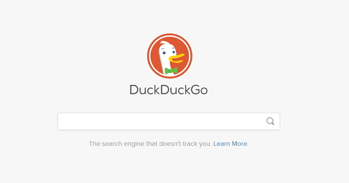 La guía completa para mejorar su seguridad en línea y defender su privacidad Captura de pantalla de DuckDuckGo