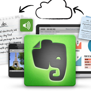 aplicación evernote iphone