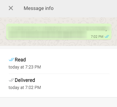 Cómo ver la hora exacta en que se leyó su mensaje de WhatsApp WhatsApp2