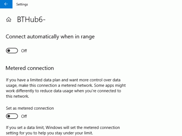 Desactiva la conexión Wi-Fi automática en Windows 10