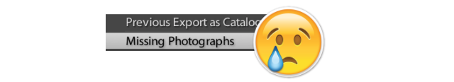 Fotos que faltan en Lightroom