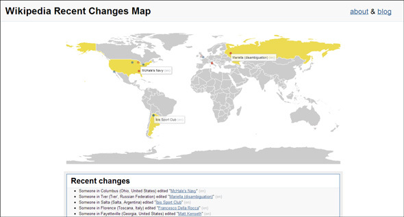 rastrear ediciones de Wikipedia