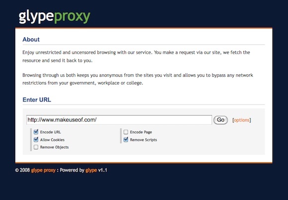 crear un servidor proxy para navegar por la web