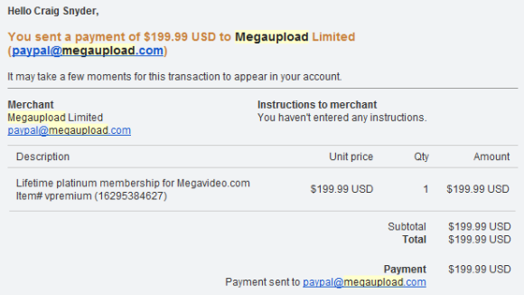 ¿Por qué MegaUpload y quién es el siguiente? recibo megaupload