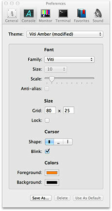 Cathode & Blinky: reemplazos sexys vintage para la consola Terminal & TextEdit [Mac OS X]