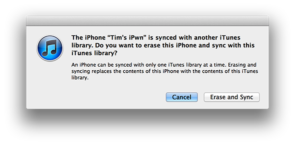 ¿Tu nuevo iPhone está emparejado con otra biblioteca de iTunes? No te asustes Otra biblioteca más