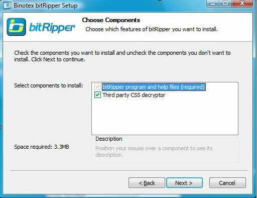 Esta es una captura de pantalla de uno de los mejores programas de Windows. Se llama bitRipper