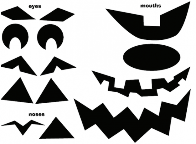 Imprimibles de Halloween - Jack o'Lantern Parts