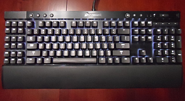 revisión del teclado de juegos corsair vengeance k95