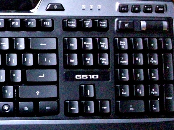 teclado para juegos logitech g510