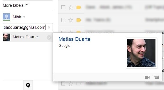 Cómo encontrar la dirección de correo electrónico real de alguien con Gmail Buscar la dirección de correo electrónico real Gmail Google Hangouts