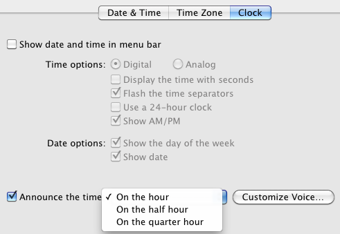 15 Más elementos de preferencias del sistema que un nuevo usuario de Mac debe saber sobre el aviso de reloj