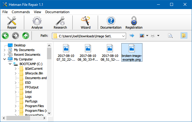 5 mejores herramientas para reparar archivos dañados o dañados en la herramienta de reparación de Windows reparación de archivos hetman