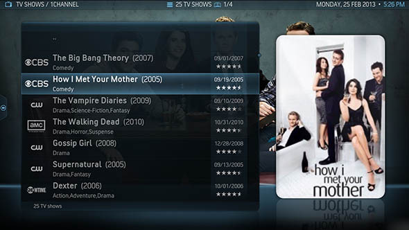 tv en xbmc