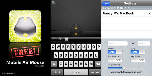 Las 7 mejores aplicaciones gratuitas de control remoto para iPhone MobileAirMouse2