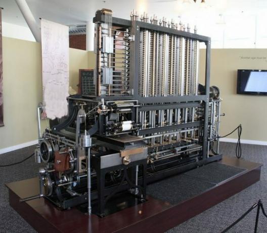 motor de diferencia de babbage