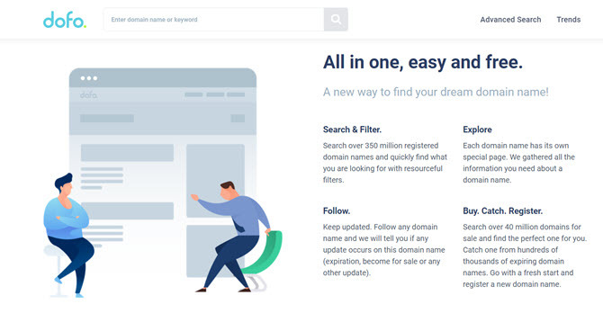 Encuentra el nombre de dominio de tus sueños con Dofo