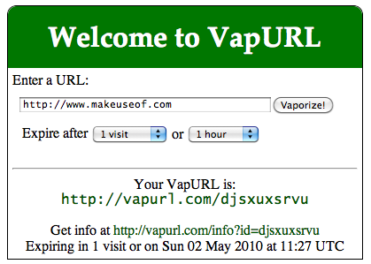 6 sabores interesantes de la generación y manipulación de URL cortas vapurl