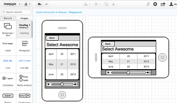 crear maquetas de ios