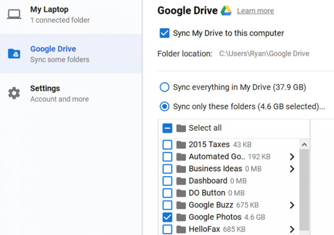 Google Drive Sync Photos Desktop