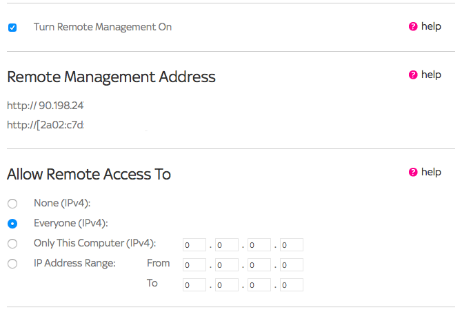 Configuración de acceso remoto del enrutador inalámbrico