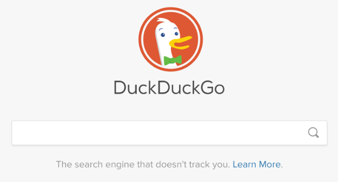 alternativas de google - DuckDuckGo