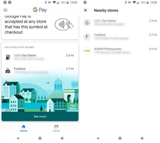 Google Pay encuentra tiendas