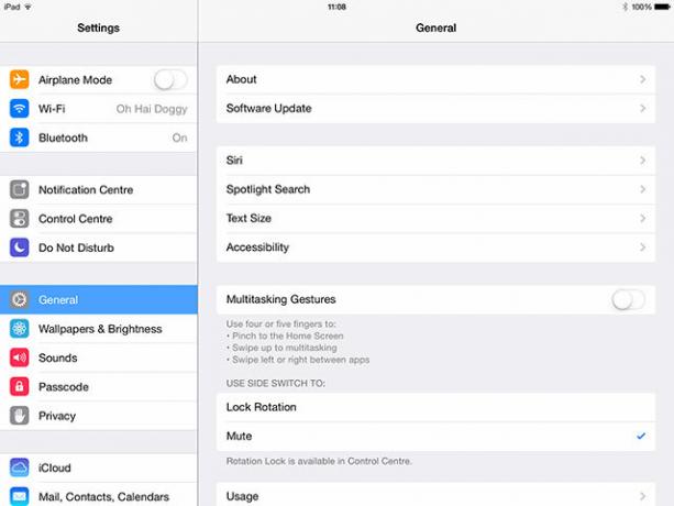 Es posible que desee cambiar estos molestos gestos de configuración predeterminados de iOS 7