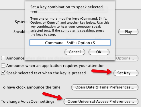 15 Más elementos de preferencias del sistema que un nuevo usuario de Mac debería saber sobre texttospeech