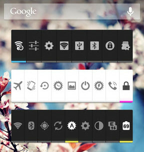 alternar widgets para Android