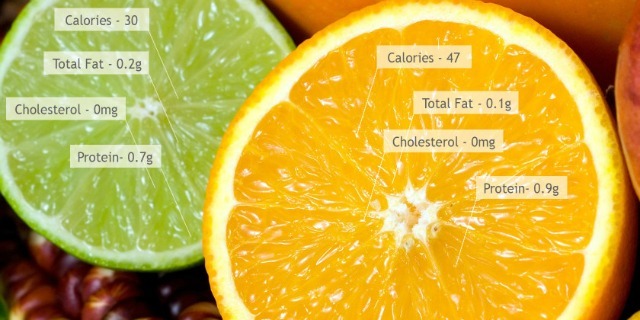 comparación de alimentos de google