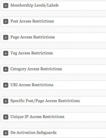 Cómo crear un sitio web solo para miembros con WordPress 08 s2Member Opciones generales Restricciones