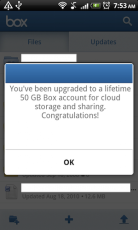 Box.net ofrece 50GB de actualización de por vida para todos los usuarios de Android [Actualización] Box net Actualización de Android