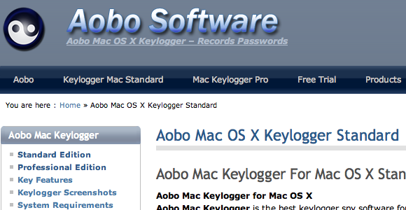 keylogger mac