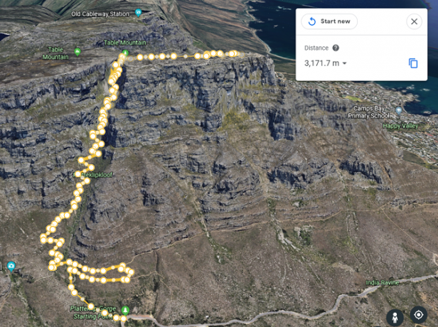 google earth medir distancia objeto 3d