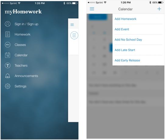 aplicación para iphone myhomework