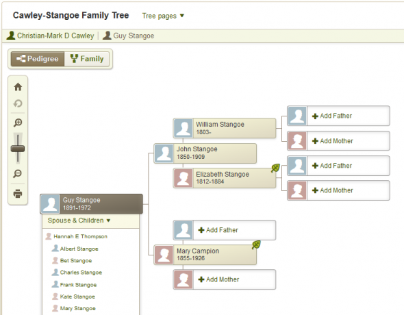 Investigue su árbol genealógico Árbol genealógico en línea image1