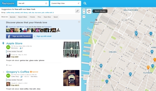 Find-Wifi-Hotspots-via-Foursquare