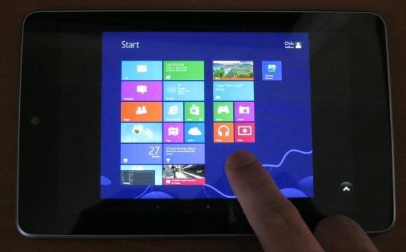 prueba de windows 8 en tableta android