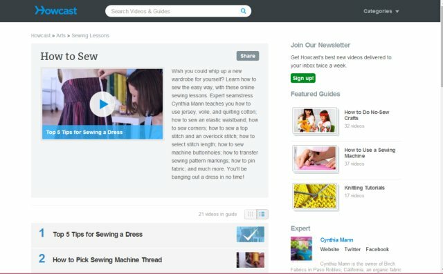 Howcast-cómo-coser