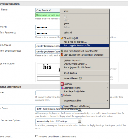 Autocompletar formularios complemento de Firefox