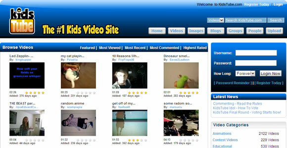 sitios web divertidos para niños