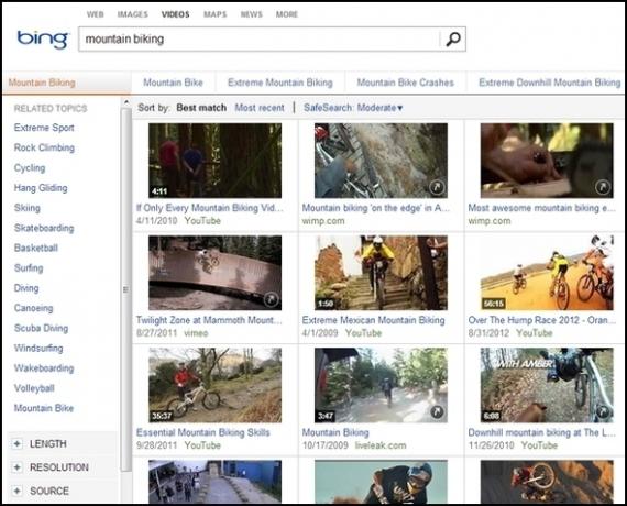 Mayor que Google: los mejores bits de Bing Bing Video1