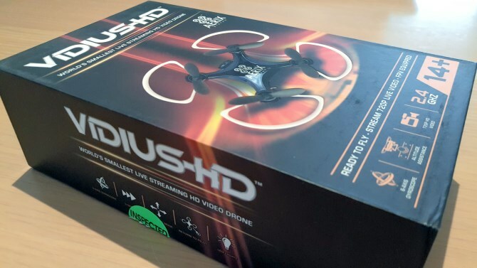 Aerix Vidius HD Budget FPV / VR Streaming Drone muo giveaway vidiushd box