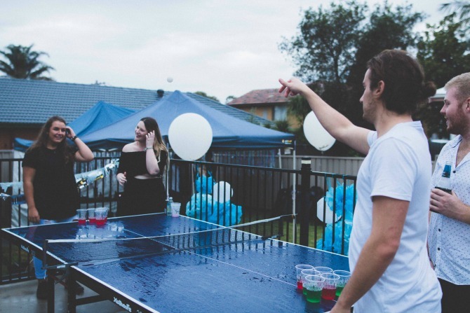 fiesta al aire libre